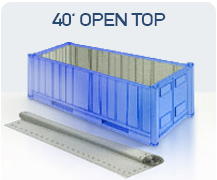 container 40 open top china